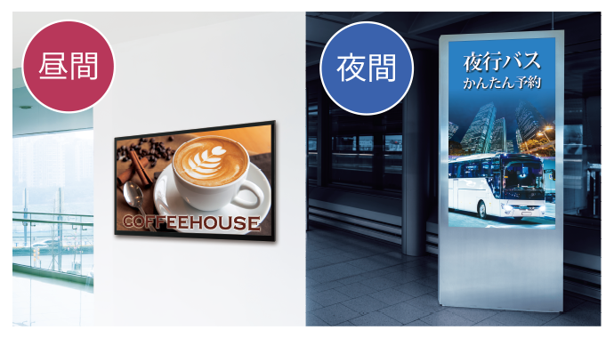 昼間／夜間 イメージ