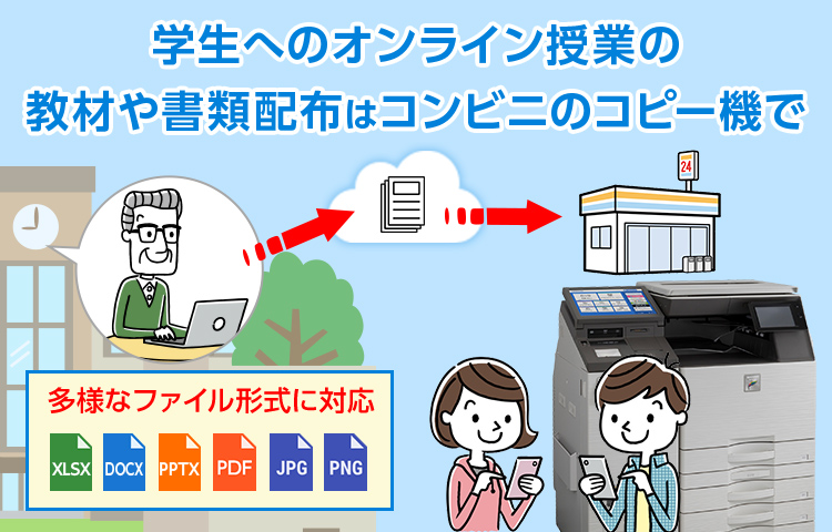 ネットワークプリントの法人向けサービス 学校 教育機関 シャープマーケティングジャパン