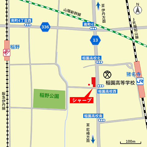 阪神サービスセンター地図