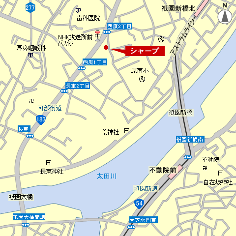 広島サービスセンター地図