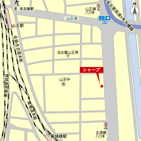 名古屋サービスセンター地図
