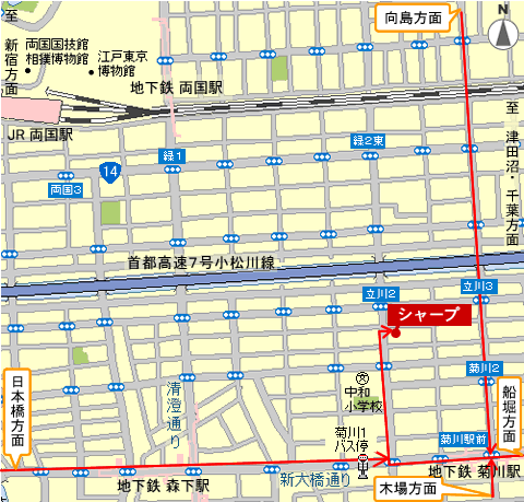 首都圏テクニカルセンター地図